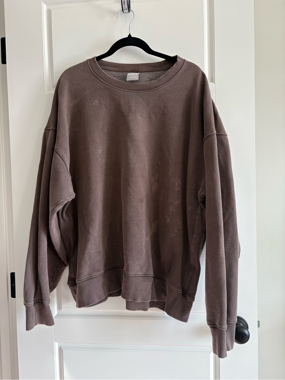 TNA Cozy Fleece Boyfriend Crewneck (3XL)